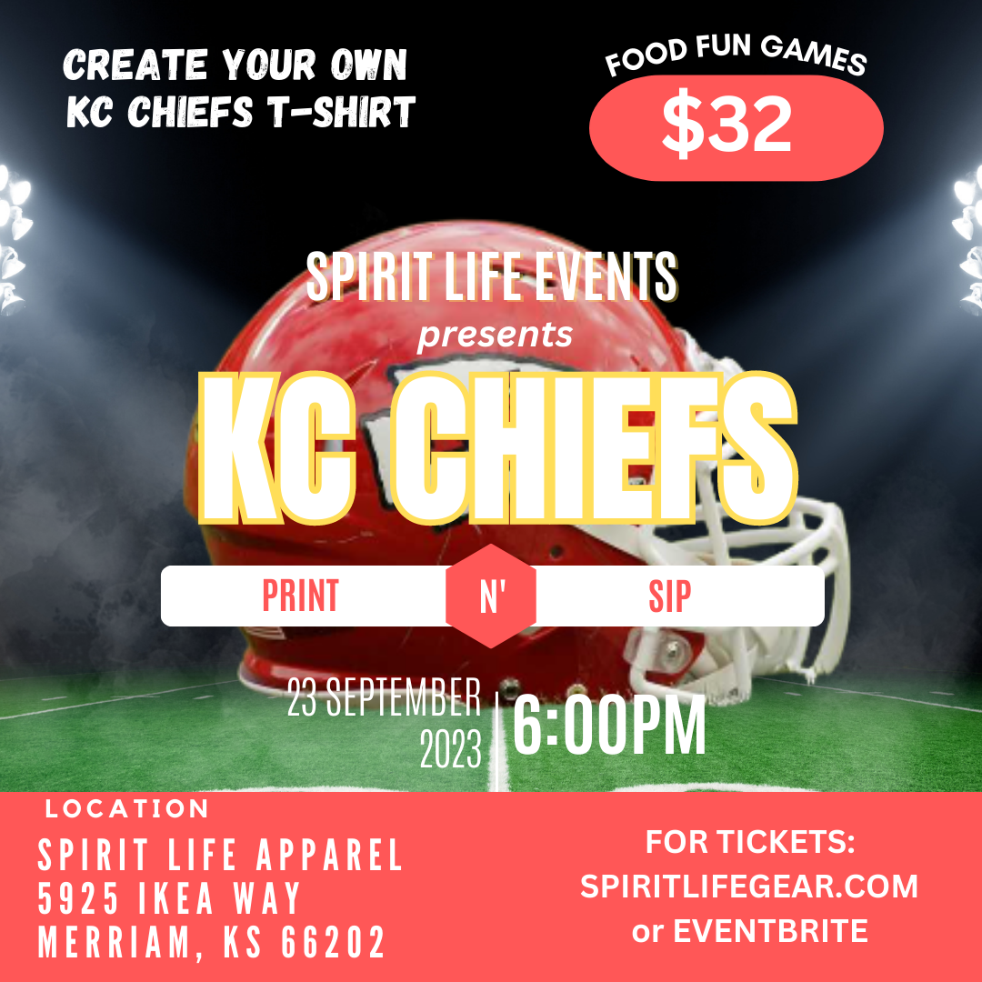 KC CHIEFS Print N' Sip