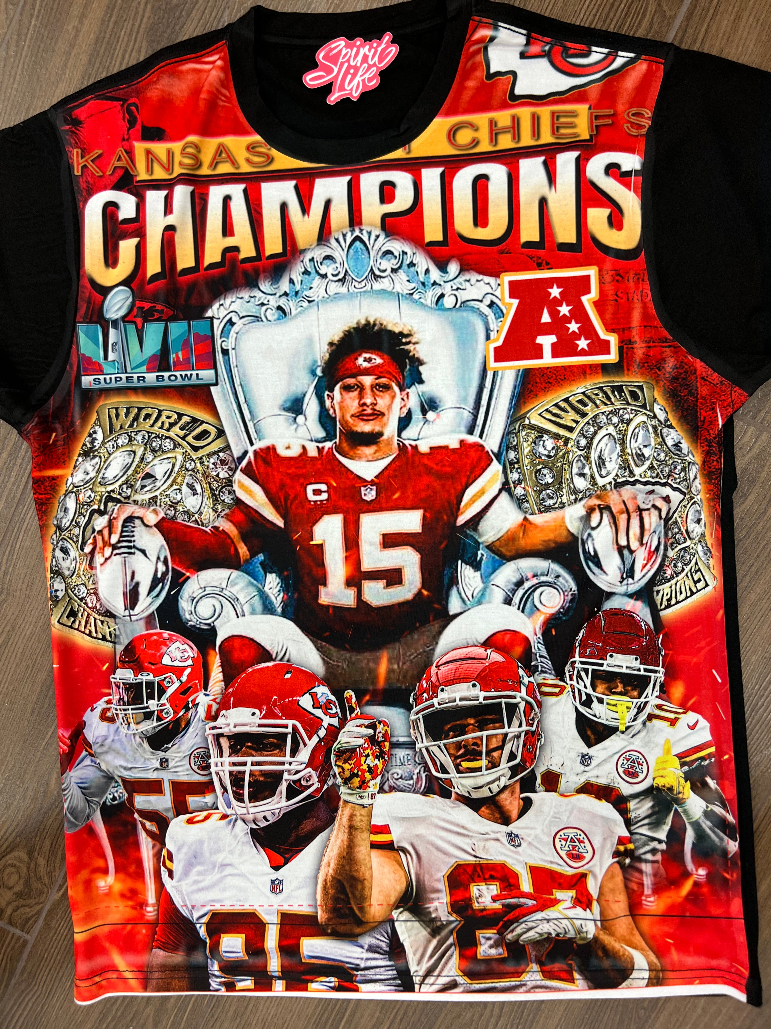 Kansas City Chiefs Super Bowl Champions | Red Tee Red 3XL See Item Description