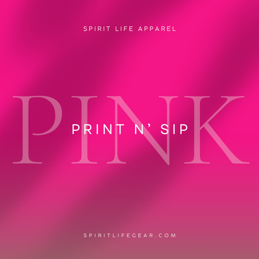 Print N' Sip Private Pink