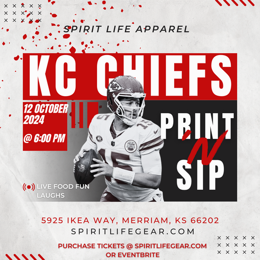 KC CHIEFS Print N' Sip