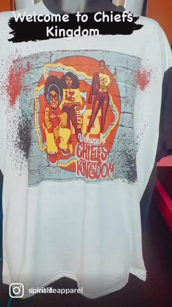 Glitter / Cheetah KC Chiefs Arrowhead – Spirit Life Apparel & Screenprinting