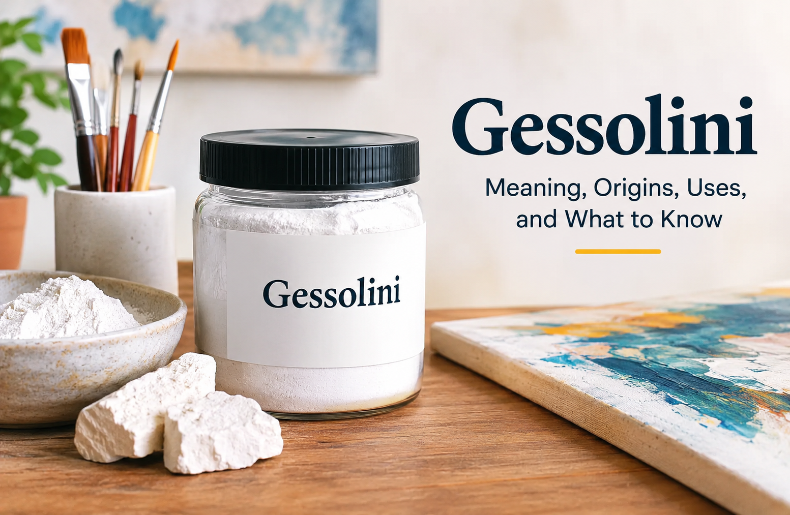 Gessolini: Meaning, Uses, Origins, and What to Know