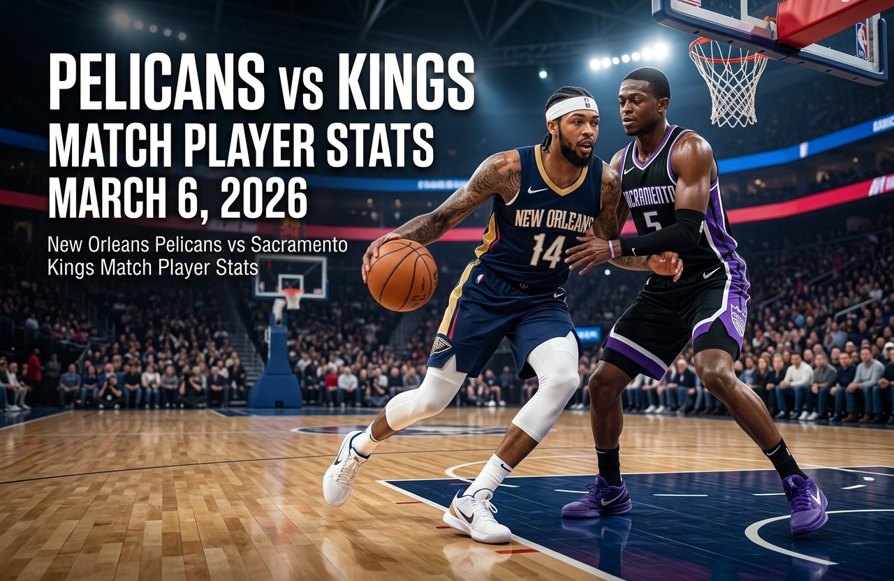 New Orleans Pelicans vs Sacramento Kings Match Player Stats