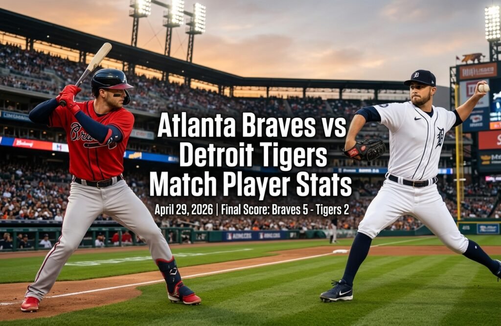 Atlanta Braves vs Detroit Tigers Match Player Stats