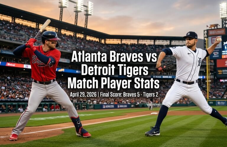 Atlanta Braves vs Detroit Tigers Match Player Stats